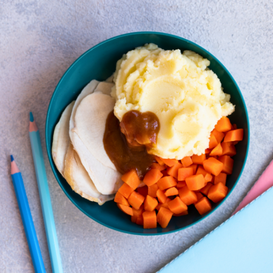 Picture of Roast Chicken, Carrot & Mash Bowl