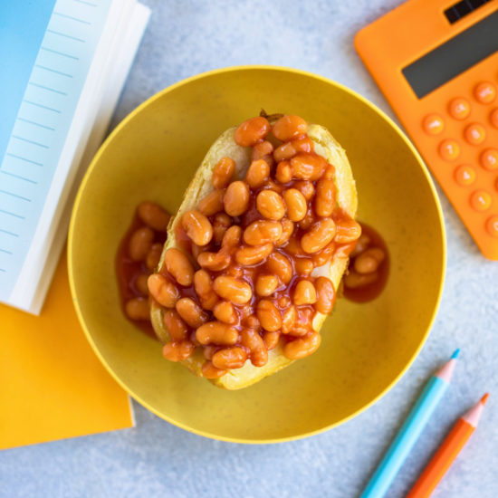 Picture of Fluffy Baked Potato with Beans