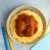 Picture of Tomato Meatballs with Creamy Mash