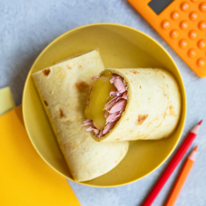 Picture of Baked Ham + Cheese Wrap