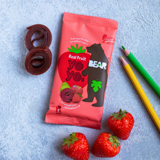 Picture of Bear Nibbles Strawberry Fruit Rolls