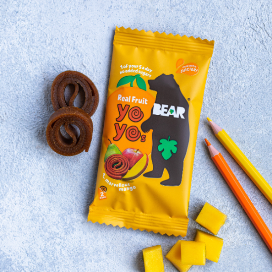 Picture of Bear Nibbles Mango Fruit Rolls