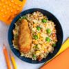 Picture of Breaded Chicken Fillet with Vegetable Fried Rice