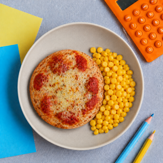 Picture of Healthy Margherita Pizza with a side of Sweetcorn