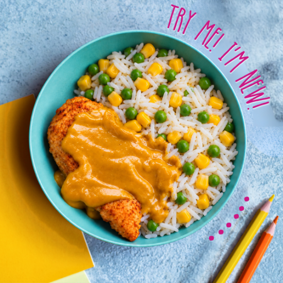 Picture of Chicken Katsu Curry with Vegetable Rice